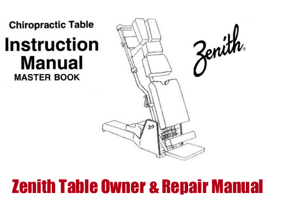 Zenith Table Owner & Repair Manuals